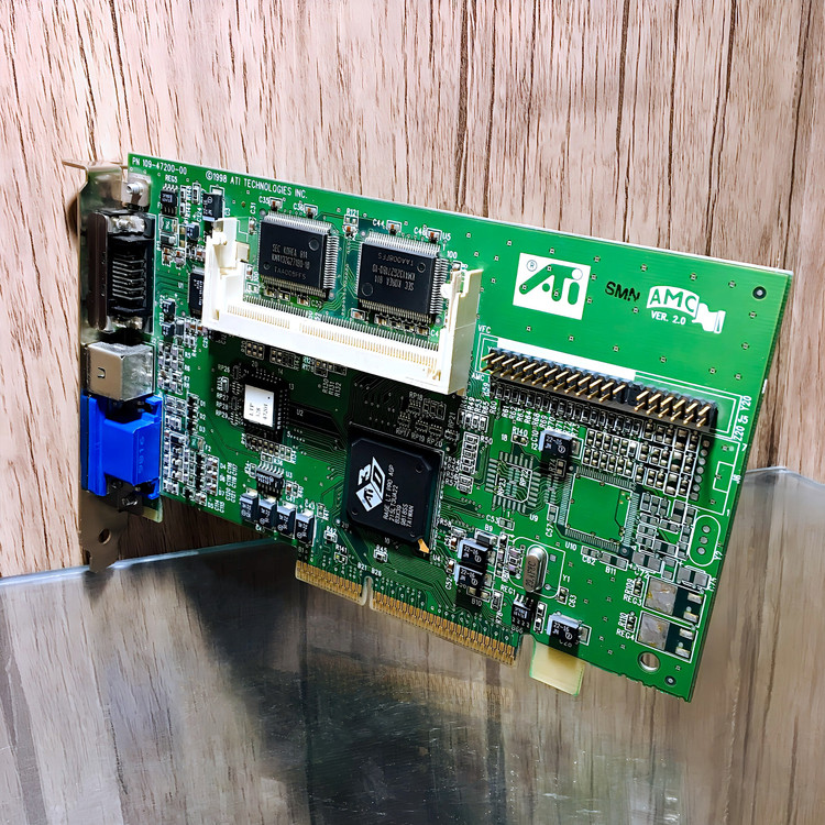کارت گرافیک ATi 3D Rage LT Pro DFP 4MB SGRAM AGP © 1998