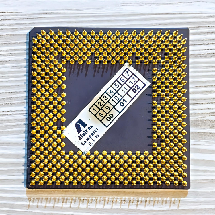 سی پی یو سرامیکی طلا AMD Athlon 1133 MHz (1.13 GHz) Gold © 1999