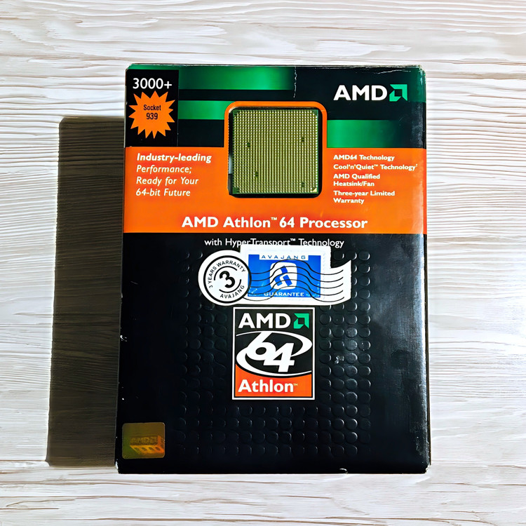 سی پی یو ای ام دی اتلون AMD Athlon 64 3000+ Box | AMD Athlon 64 3200+ 2.2GHZ