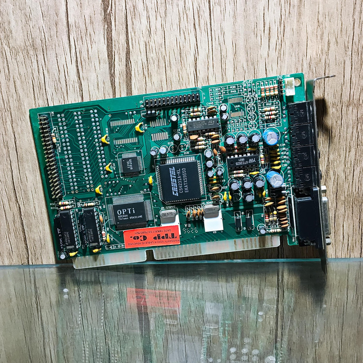کارت صدا OPTi Sound 82C924 ISA 16 bit © 1994