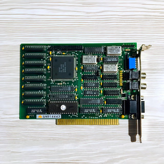 کارت گرافیک Western Digital PC CHIPS G3 EGA DRAM 256KB © 1986
