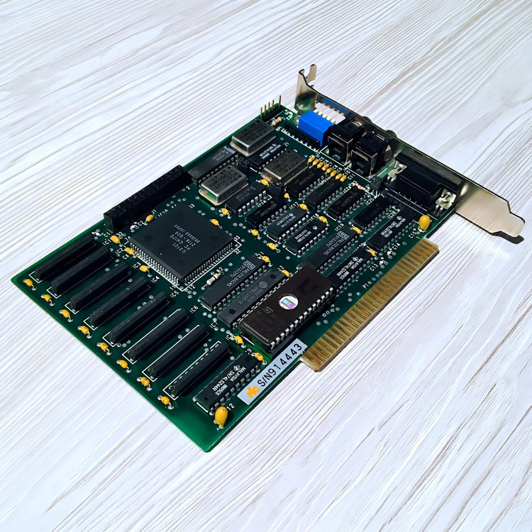 کارت گرافیک Western Digital PC CHIPS G3 EGA DRAM 256KB © 1986