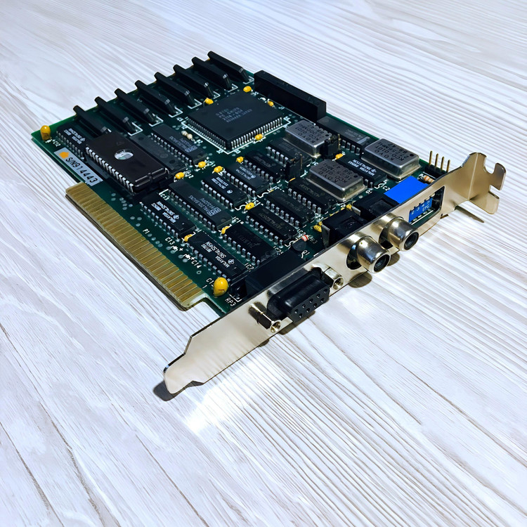 کارت گرافیک Western Digital PC CHIPS G3 EGA DRAM 256KB © 1986