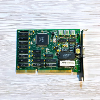 کارت گرافیک Chips & Technologies F82C451 → 256KB DRAM ISA © 1988