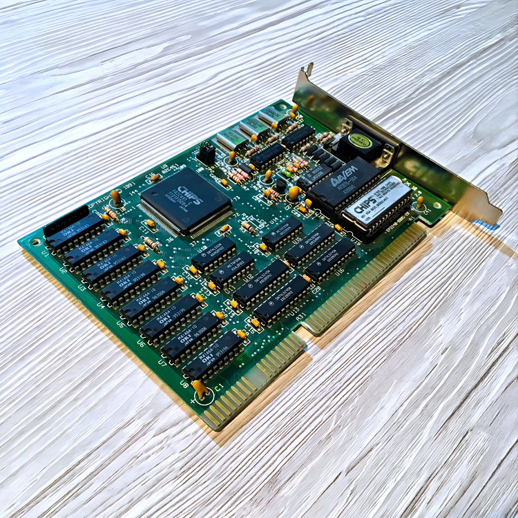 کارت گرافیک Chips & Technologies F82C451 → 256KB DRAM ISA © 1988