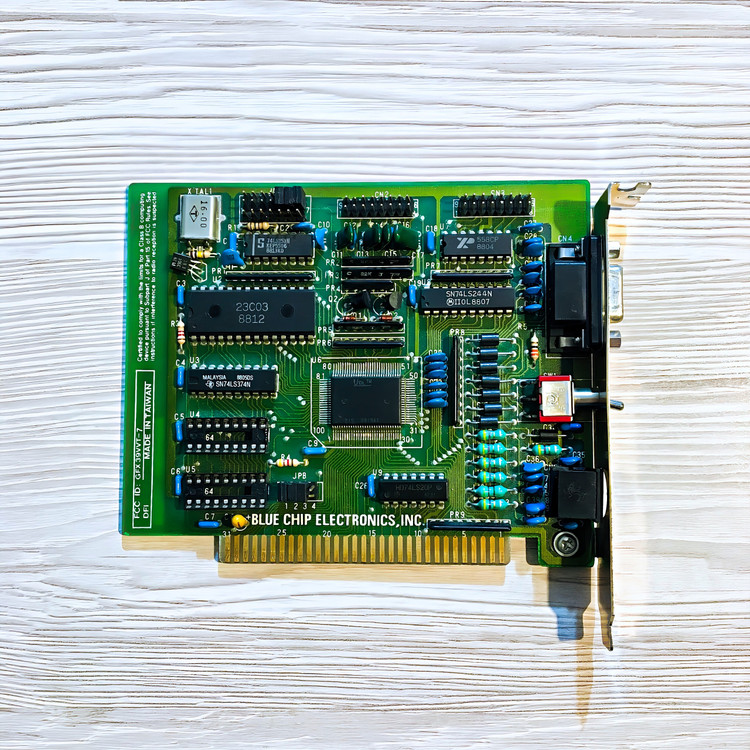 کارت گرافیک Blue Chip Electronics VT-7 256KB DRAM ISA 8 bit EGA