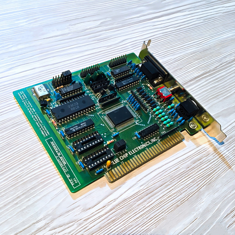 کارت گرافیک Blue Chip Electronics VT-7 256KB DRAM ISA 8 bit EGA