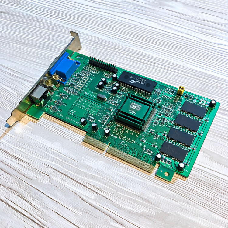 کارت گرافیک SiS 6326 8MB SDR AGP W/TV © 1997
