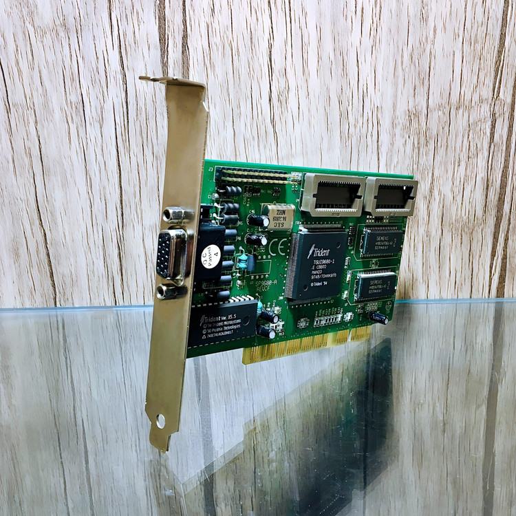 کارت گرافیک Trident 9680 1MB EDO PCI + Original CD Driver Trident © 1994