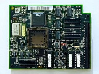کارت توسعه پردازنده Daughterboard - intel ic cpu 80386SX-16 © 1987