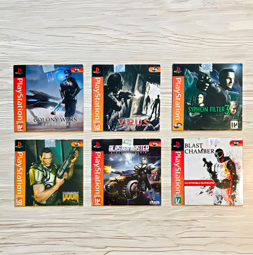 بازی پلی استیشن - 6 عدد بازی اکشن PlayStation 1 ◈ Action Games