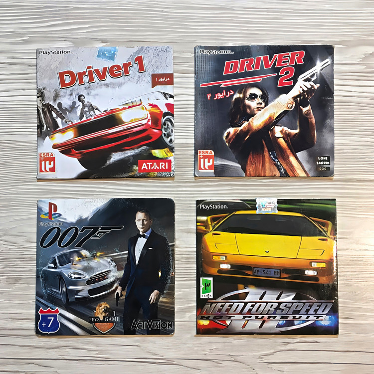 بازی پلی استیشن - 4 عدد بازی PlayStation 1 ◈ Action Games