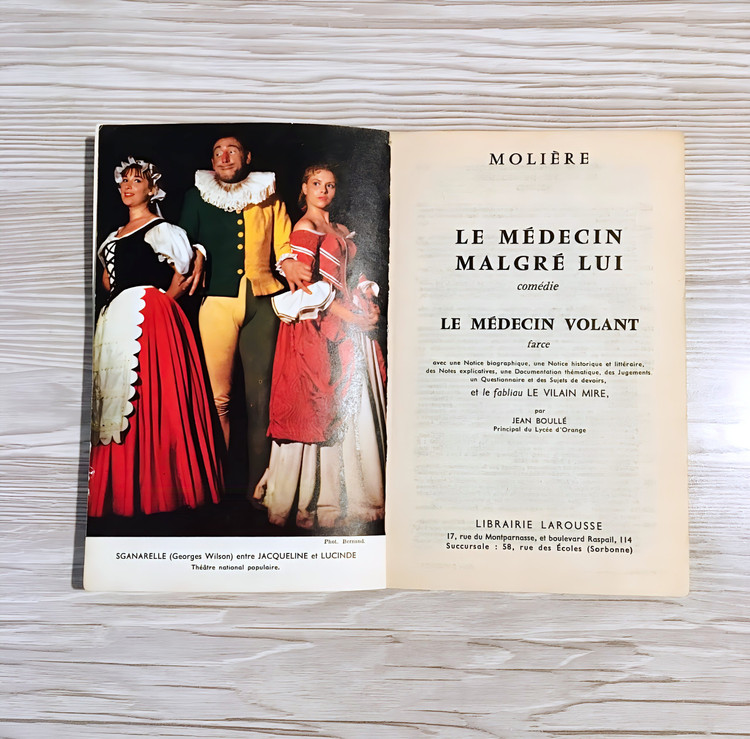 کتاب خارجی فرانسوی Le Médecin Malgré Lui © 1971