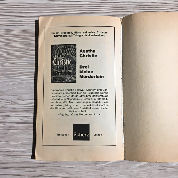 کتاب خارجی آلمانی Hitchcocks Lieblings - Morde 4 © 1974