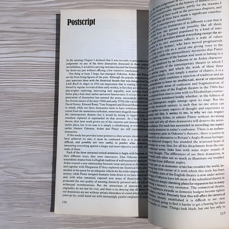 کتاب خارجی Anger and Detachment: A Study of Arden, Osborne and Pinter © 1976