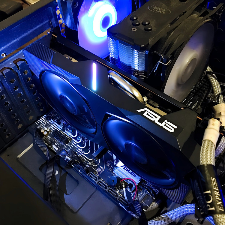 کارت گرافیک ASUS DUAL RX 5500 XT EVO OC 8GB GDDR6 128 bit