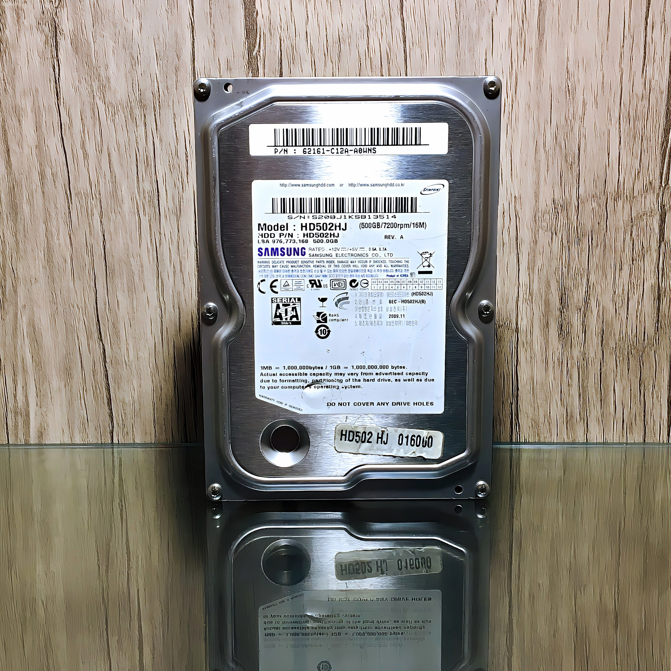 هارد دیسک ساتا سامسونگ Samsung 500 GB HD502HJ SATA