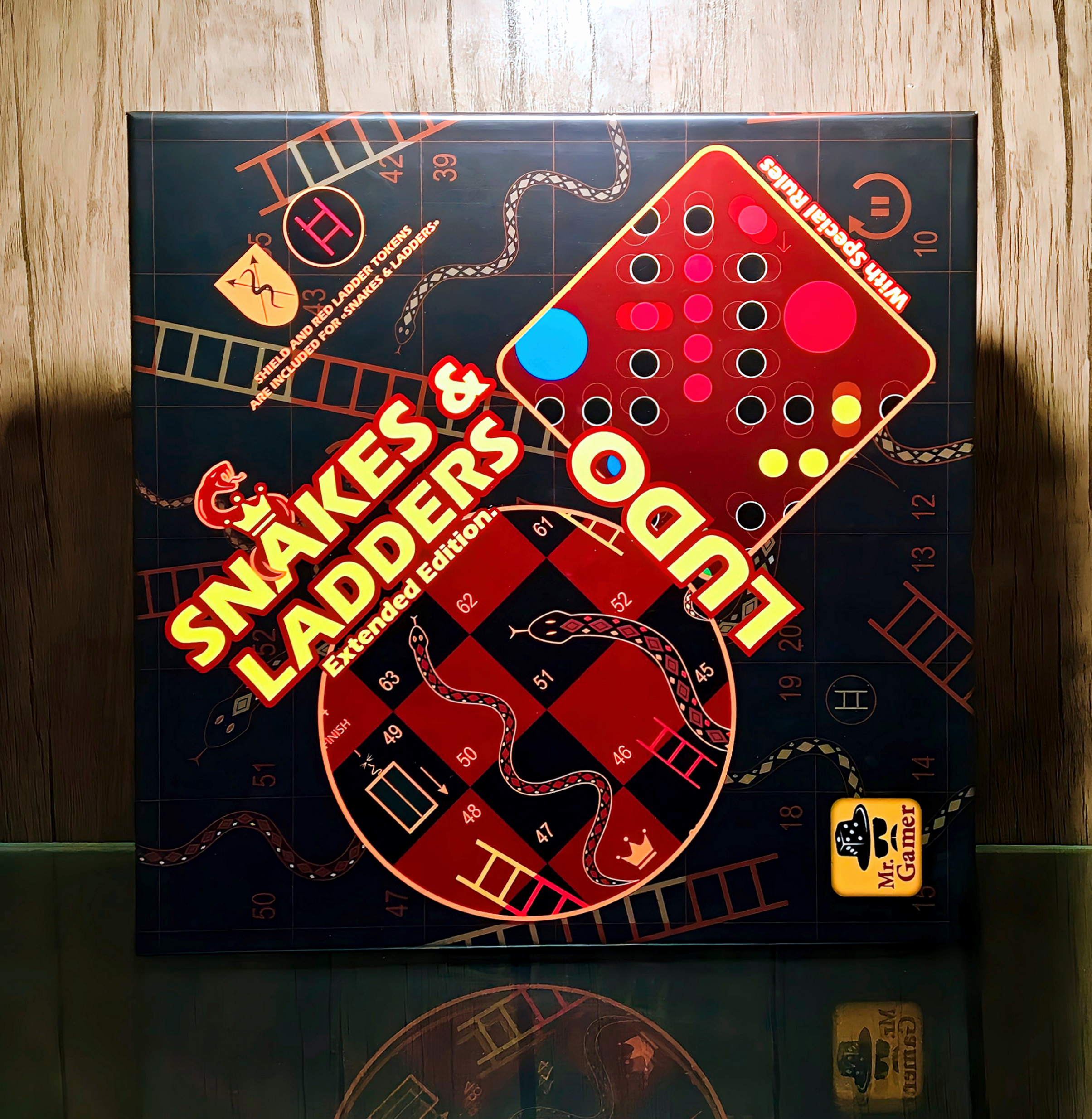 بازی مارپله و لودو (منچ) Snakes & Ladders ✣ Ludo ஐ